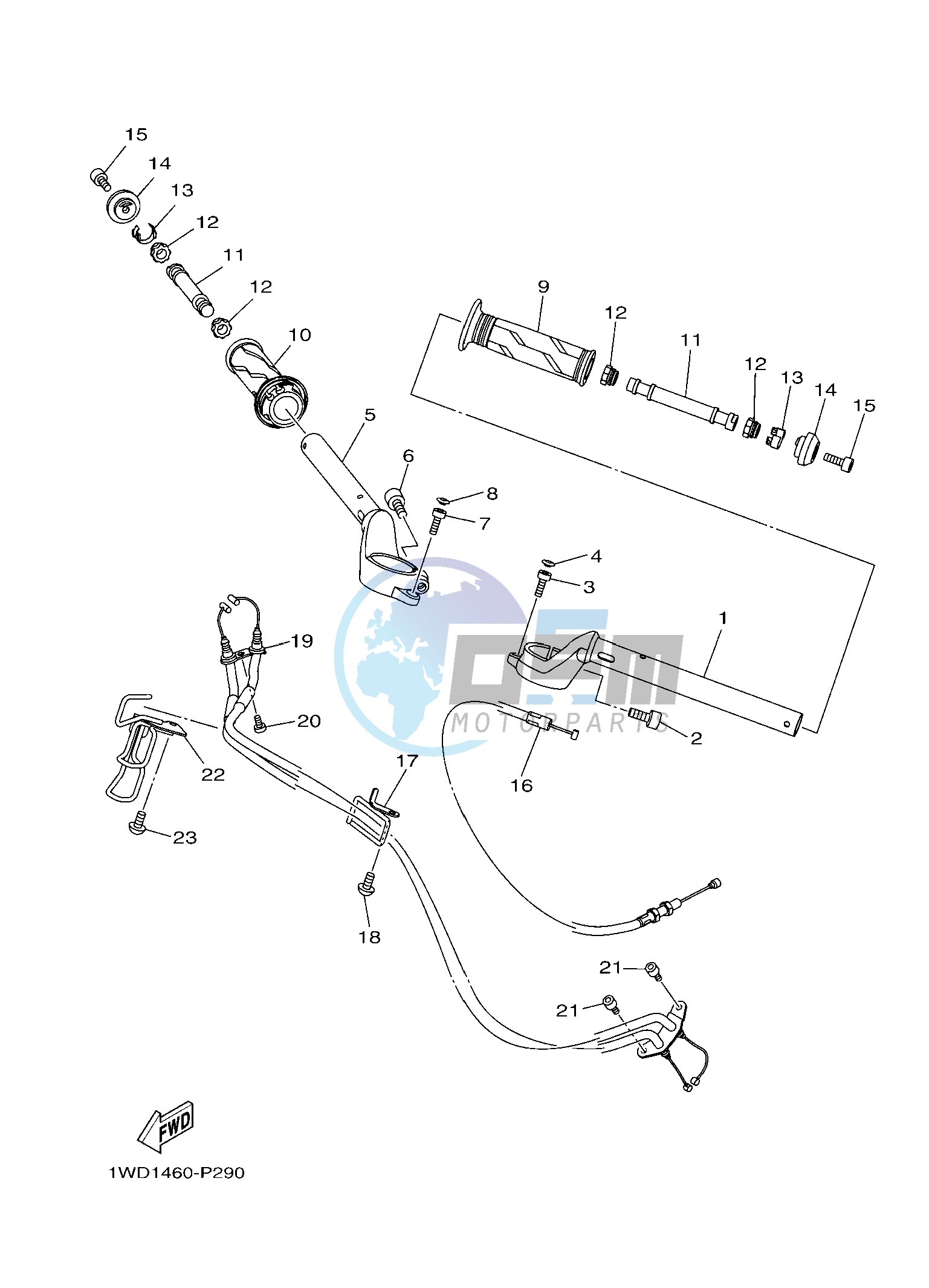 STEERING HANDLE & CABLE