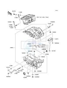 EX250 J [NINJA 250R] (J8F-J9FA) J9FA drawing CRANKCASE