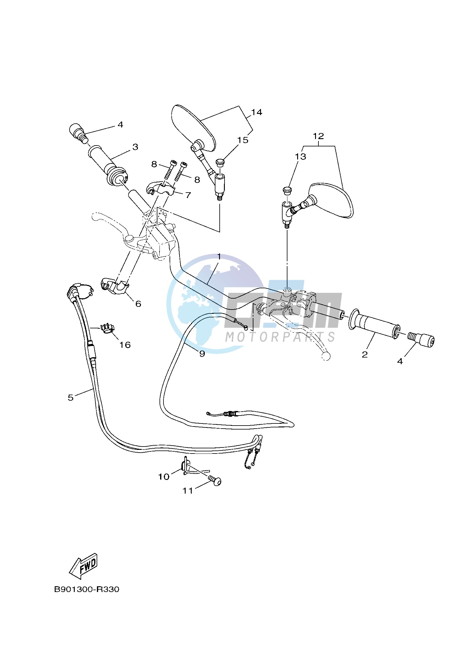 STEERING HANDLE & CABLE