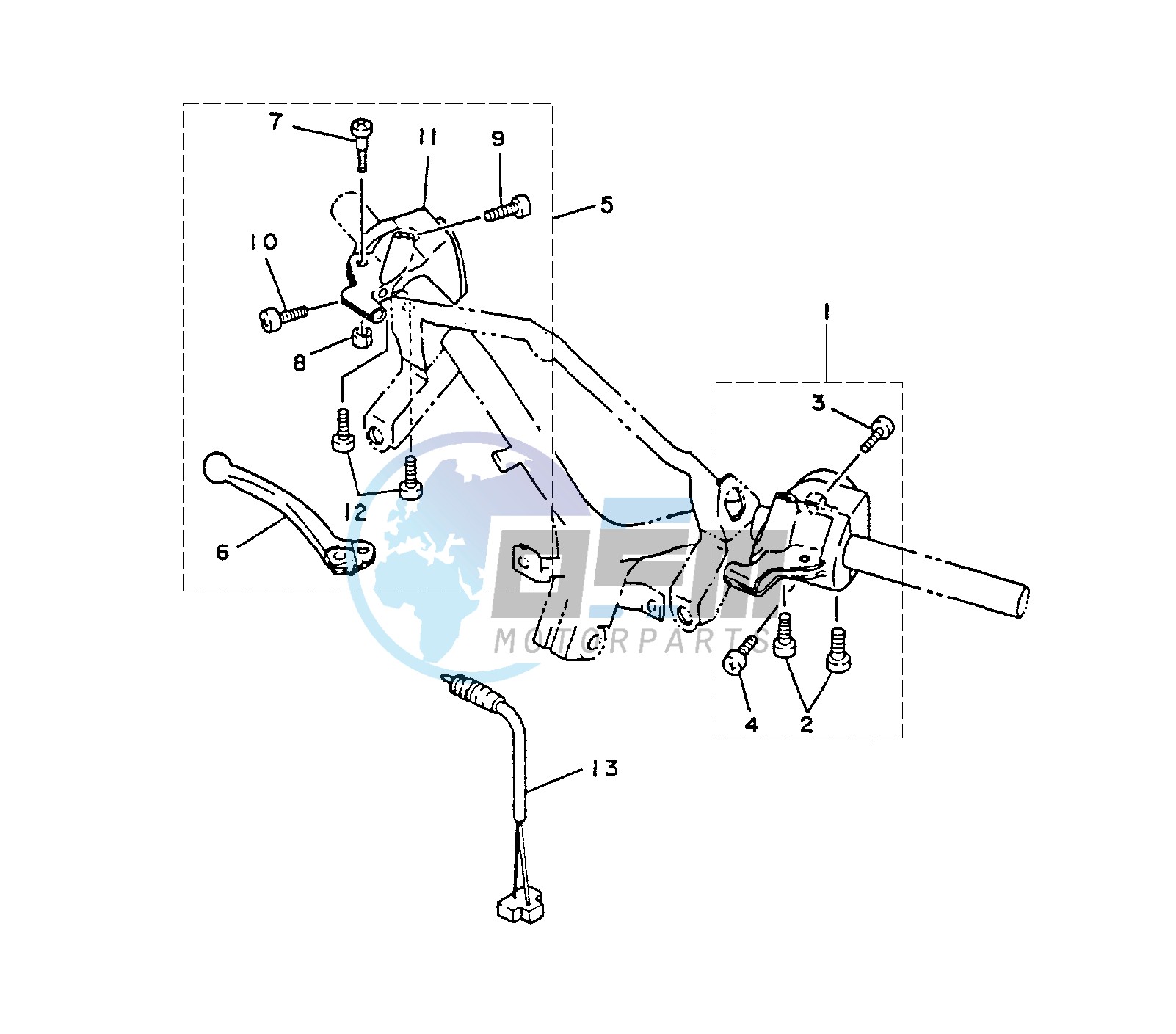 HANDLE SWITCH AND LEVER