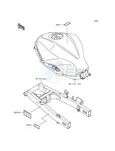 Z300 ER300AFF XX (EU ME A(FRICA) drawing Labels