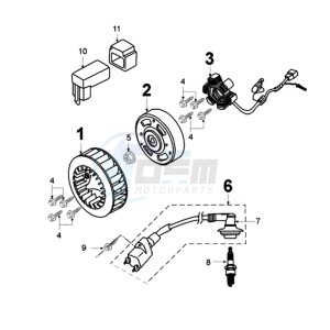 VIVA SL2CA drawing IGNITION PART