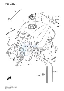 GSX-S1000F ABS EU drawing FUEL TANK