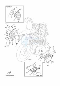 XTZ690 TENERE 700 (BHL9) drawing COWLING 2