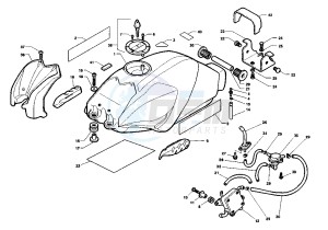 V RAPTOR 650 drawing FUEL TANK