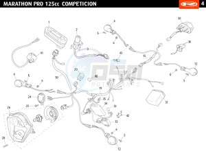 MARATHON-125-PRO-COMPETIZIONE drawing ELECTRICAL