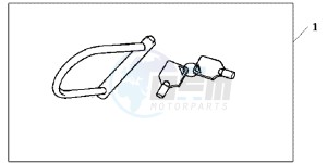 NC700XDD NC700X Dual Cluth ABS 2ED - (2ED) drawing U LOCK