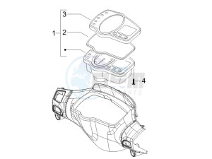 Runner 200 ST 4t e3 drawing Meter combination - Cruscotto