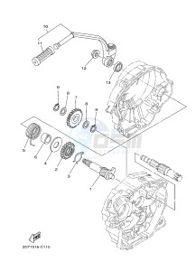 YBR125EGS (43BB) drawing STARTER