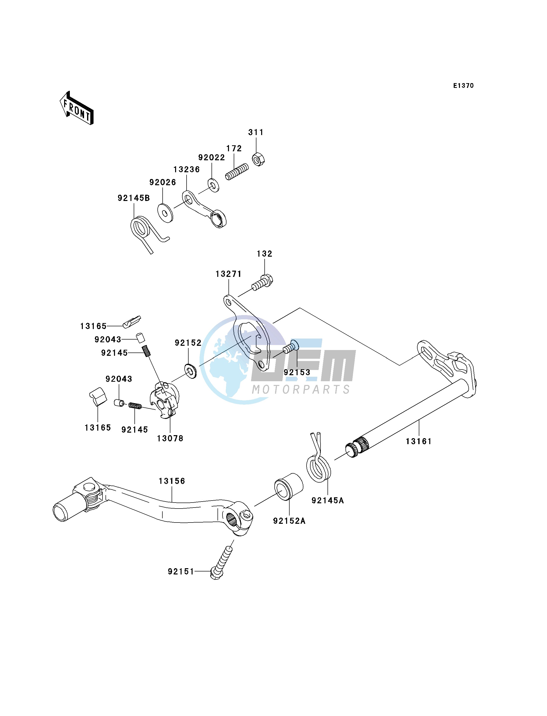 GEAR CHANGE MECHANISM