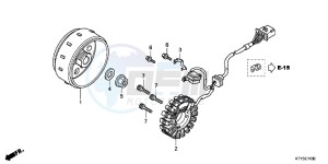 CBR125RSC drawing GENERATOR