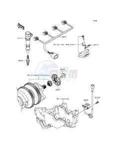 1400GTR ABS ZG1400EGF FR GB XX (EU ME A(FRICA) drawing Ignition System