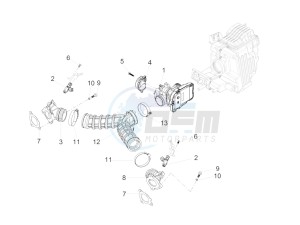 V7 III Racer 750 e4 (NAFTA) drawing Throttle body