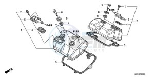 NSA700A9 KO / MME drawing CYLINDER HEAD COVER