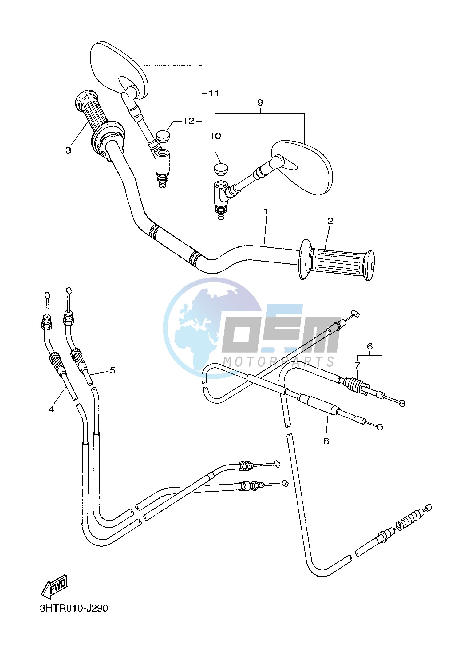 STEERING HANDLE & CABLE