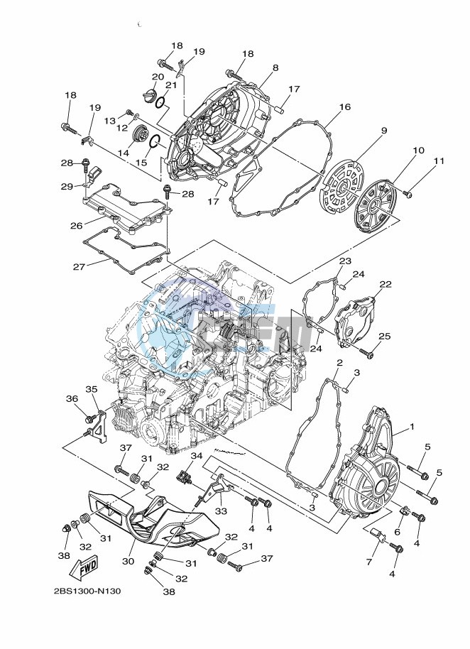 CRANKCASE COVER 1