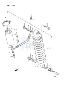 RM80 (E24) drawing REAR SHOCK ABSORBER (MODEL H)