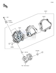 Z650 ER650HJF XX (EU ME A(FRICA) drawing Meter(s)