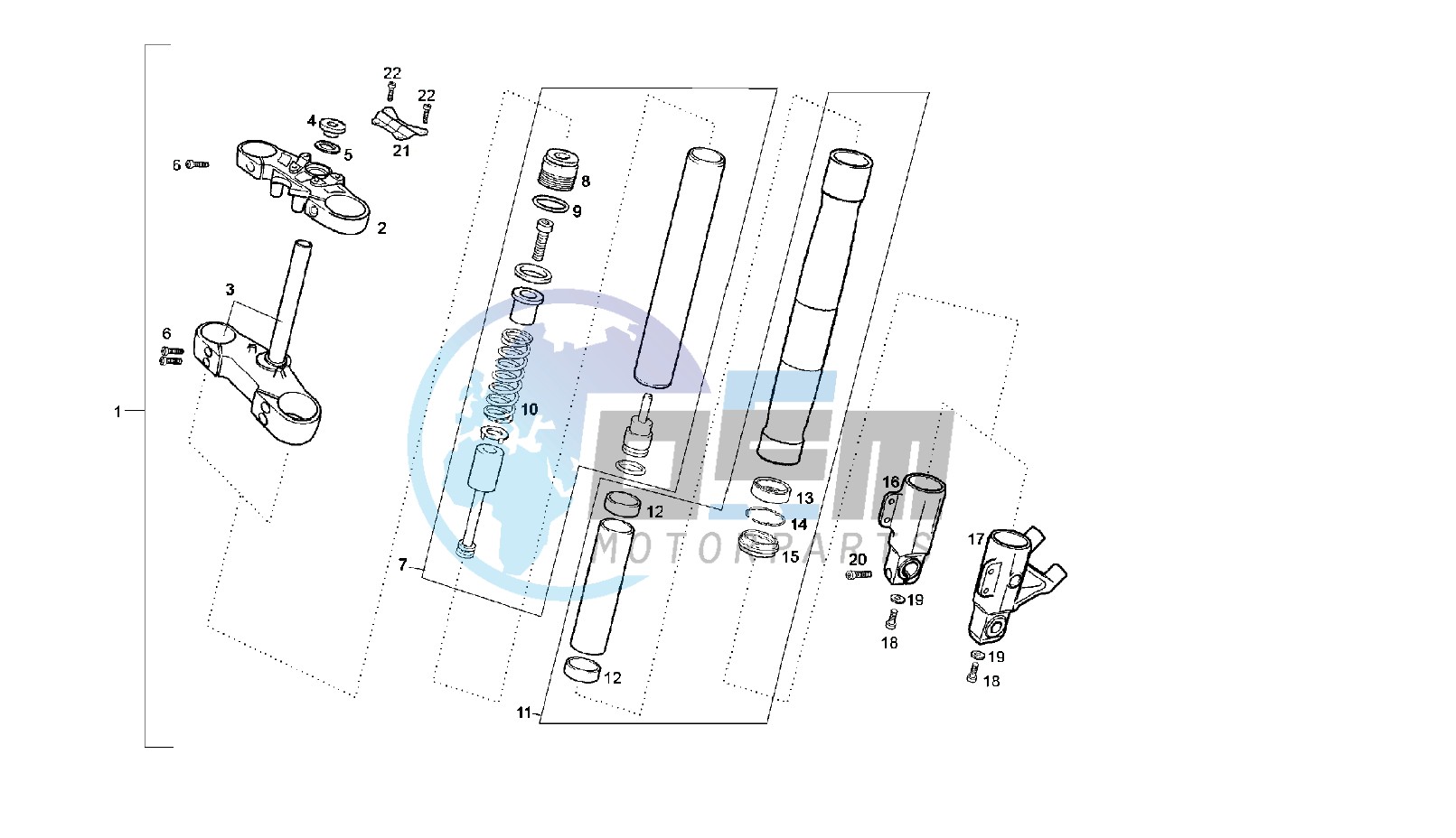 FRONT FORK SEBAC