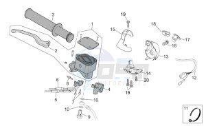 Scarabeo 250 Light e3 drawing RH controls