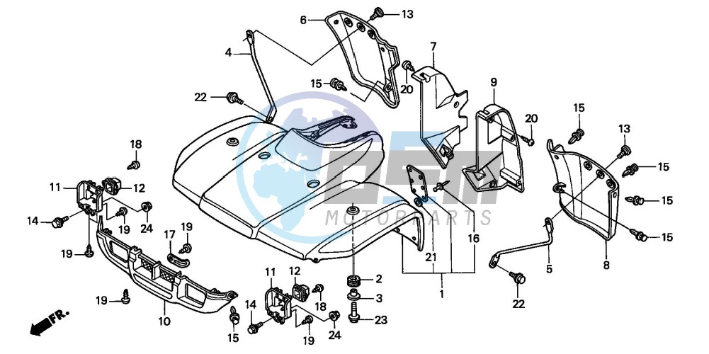 FRONT FENDER ('02-'04)