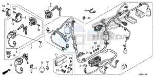 SH125E SH125 E drawing WIRE HARNESS