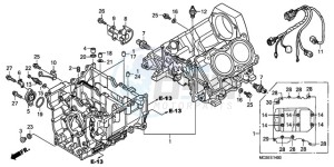 ST13009 UK - (E / MKH MME) drawing CRANKCASE