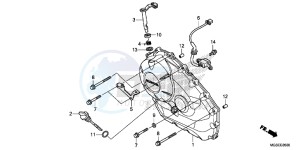 NC700SAD NC700S ABS 2ED - (2ED) drawing RIGHT CRANKCASE COVER (NC700S/ SA)