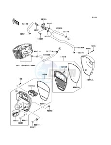 VN900_CLASSIC VN900BBF GB XX (EU ME A(FRICA) drawing Air Cleaner