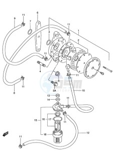 DT 140 drawing Fuel Pump (1986 to 1994)