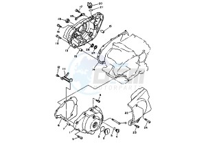 XV S VIRAGO 250 drawing CRANKCASE COVER