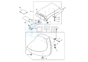 XVS A DRAG STAR CLASSIC 1100 drawing SEAT