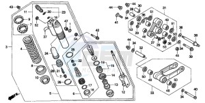 CR125R drawing REAR CUSHION (CR125RV)