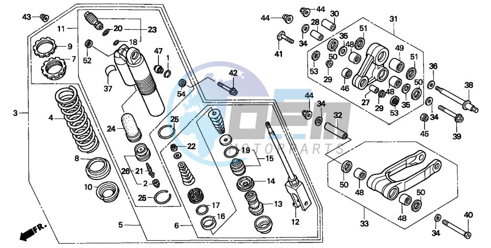 REAR CUSHION (CR125RV)