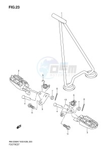 RM-Z250 (E3-E28) drawing FOOTREST