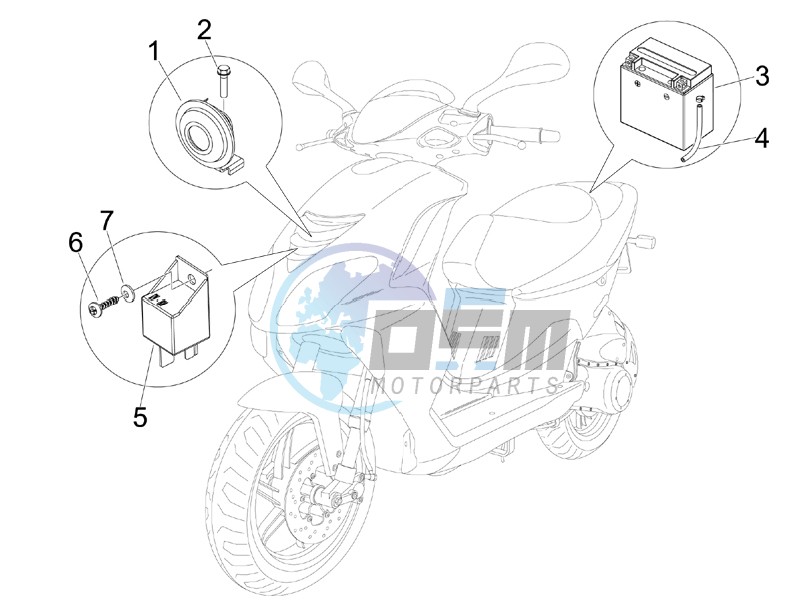 Remote control switches - Battery - Horn