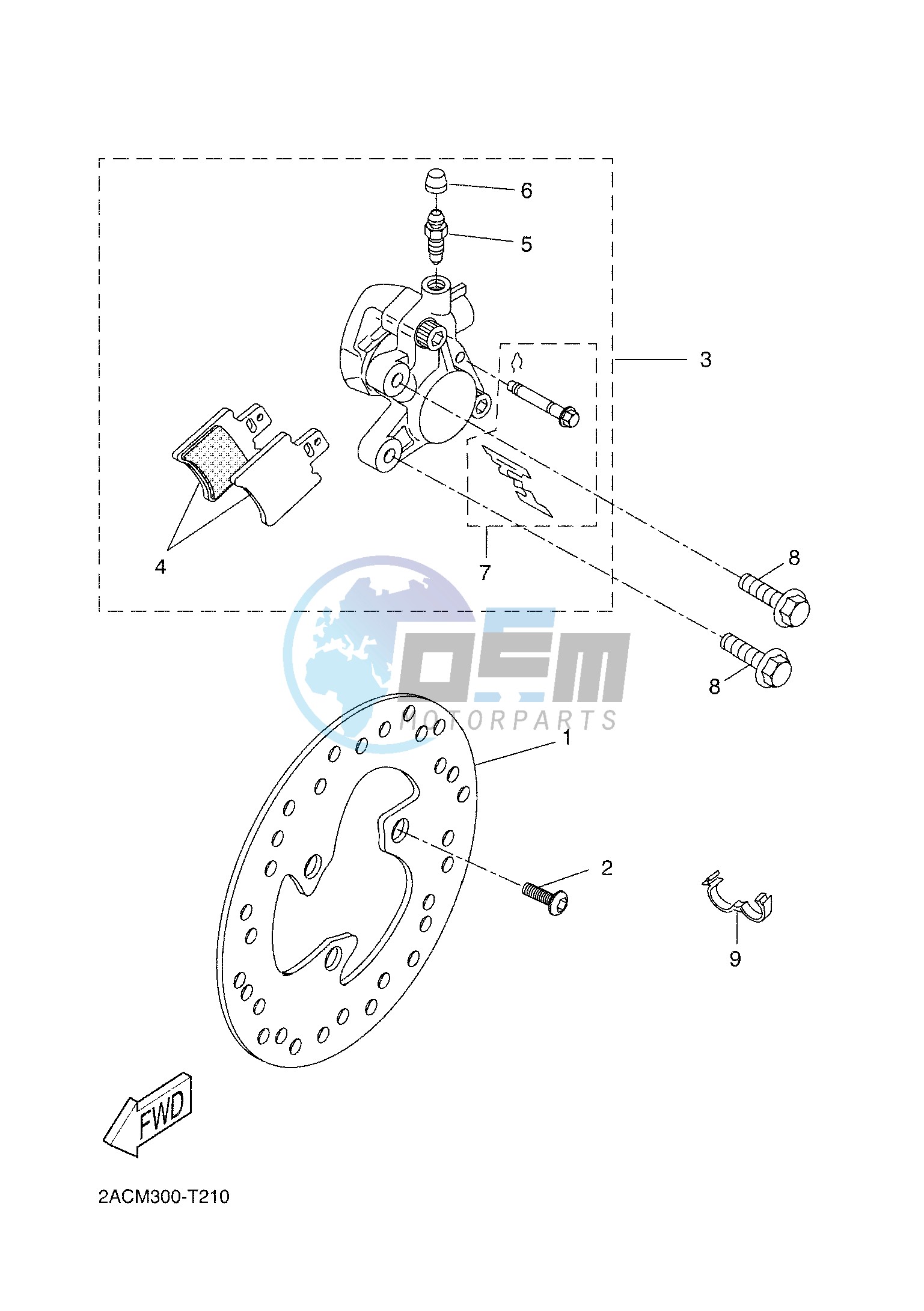 FRONT BRAKE CALIPER