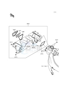 NINJA_ZX-6R ZX636EEF FR GB XX (EU ME A(FRICA) drawing Air Duct