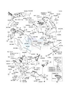 ZX 600 P [NINJA ZX-6R] (7F-8FA) P8FA drawing COWLING LOWERS -- P8F_P8FA- -