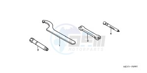 CRF450XC drawing TOOLS