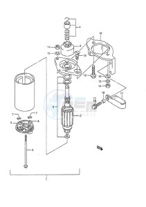 DT 9.9c drawing Starting Motor