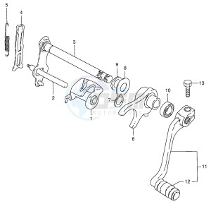 JR50 (P3-P28) drawing GEAR SHIFTING