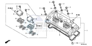 CBF10009 Europe Direct - (ED) drawing CYLINDER HEAD COVER