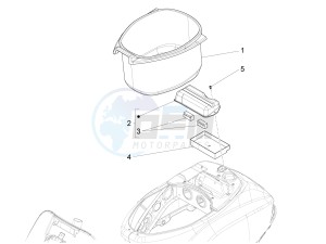 LX 125 4T 3V IE NOABS E3 (APAC) drawing Helmet housing - Undersaddle