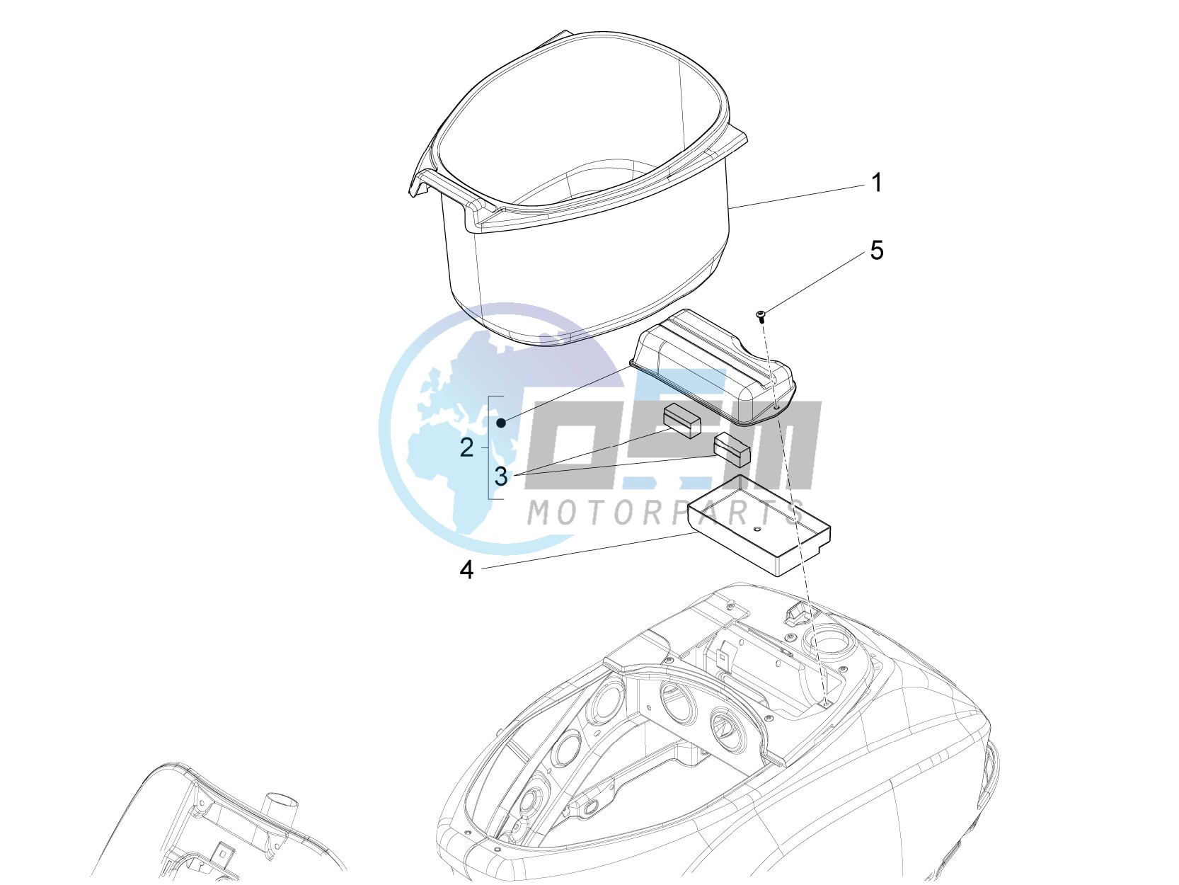 Helmet housing - Undersaddle