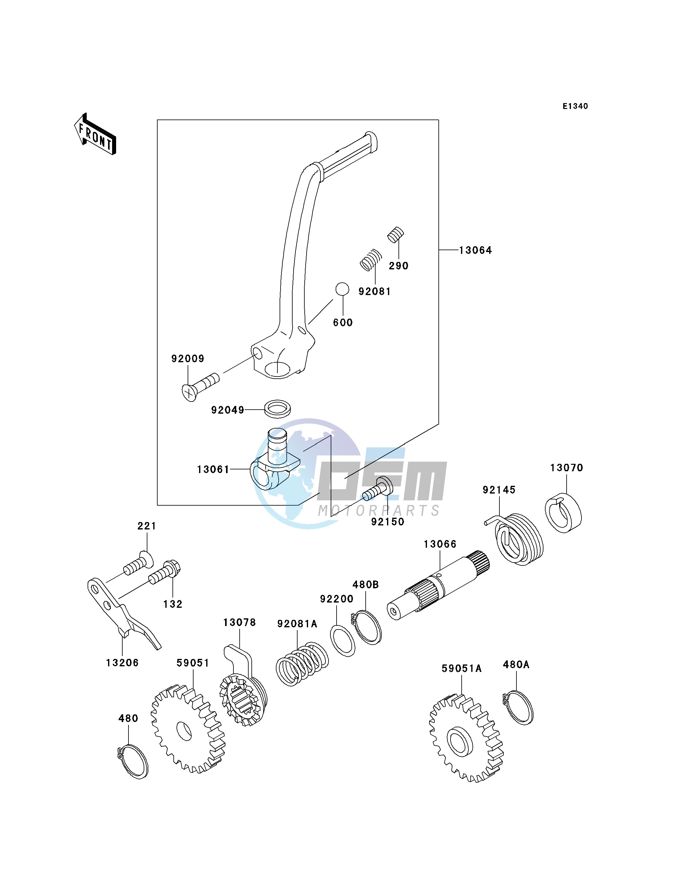 KICKSTARTER MECHANISM