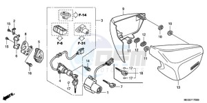 VT750C9 Australia - (U / MK) drawing SIDE COVER