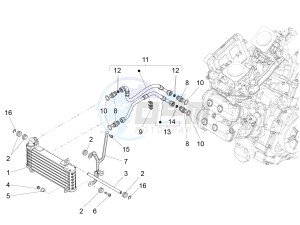 CAPONORD 1200 RALLY E3 ABS (NAFTA) drawing Oil radiator