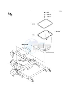 MULE_610_4X4 KAF400ABF EU drawing Optional Parts(Frame)