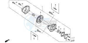 CRF100F drawing OIL PUMP